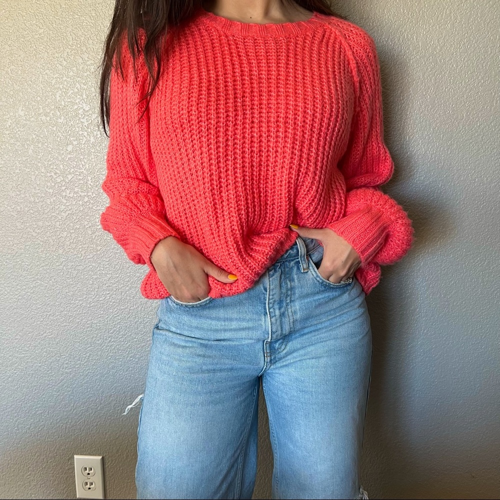 Cozy Knitted Light Sweater From Target.